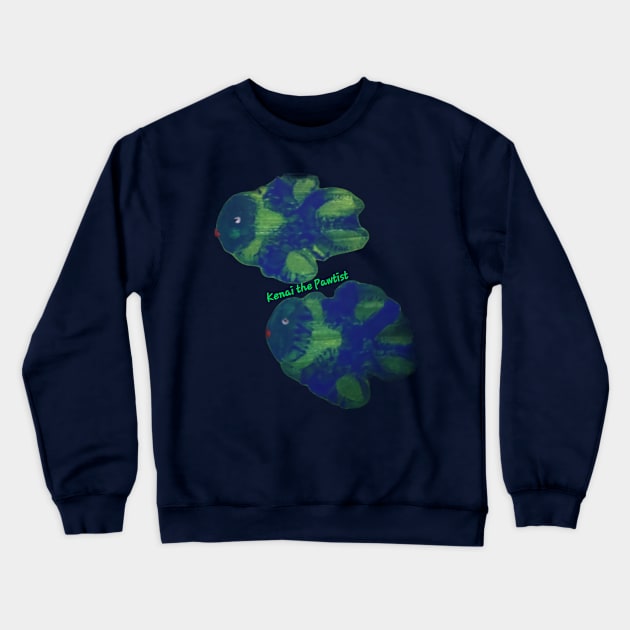 Kenai fish2 Crewneck Sweatshirt by The Pawtist Shop